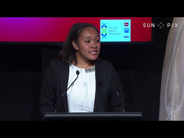 SunPix Pacific Peoples Awards 2017 – Tupou Neiufi speech