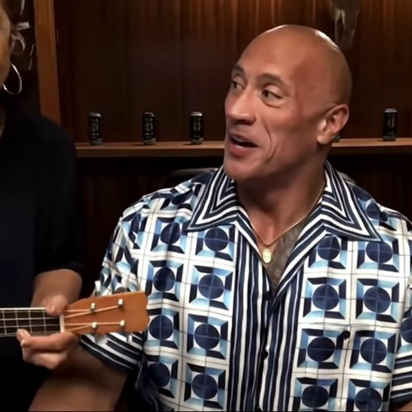 The Rock’s mum crashes his interview, sings classic Samoan kids song