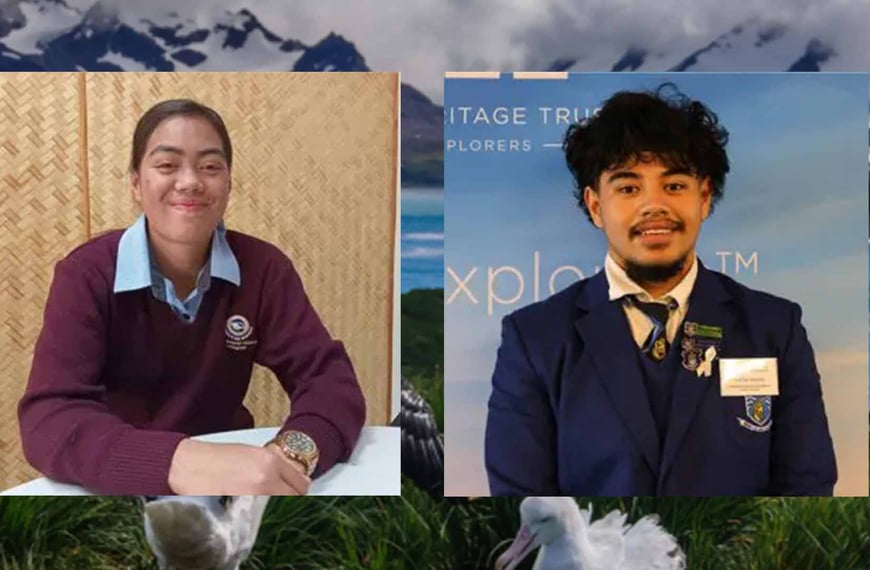 Pasifika students embark on expedition to South Georgia Island