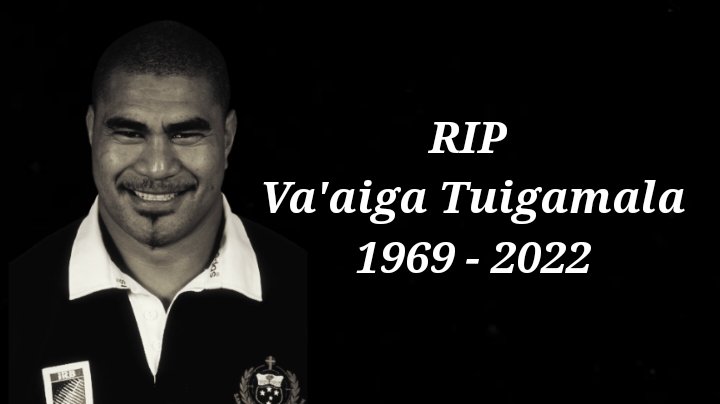 RIP Va'aiga Tuigamala. Photo: James Rees Twitter