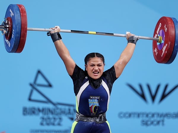 Teenage Nauru weightlifter dedicates bronze medal win to mother taken by Covid