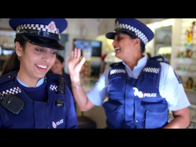 Policewomen on Namaste New Zealand