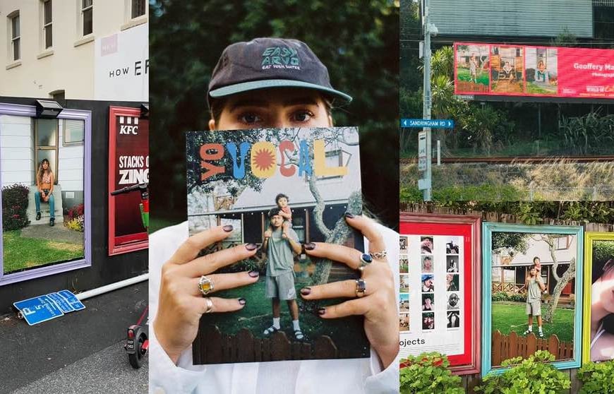 Southsides’ Front Yard Portraits series displayed around Auckland