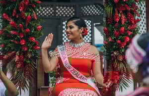 Miss Samoa, Miss Samoa NZ and Miss Pacific Islands Fonoifafo McFarland-Seumanu. Photo: Supplied
