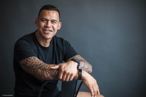 David Letele winner of the Kiwibank New Zealand Local Hero of the Year