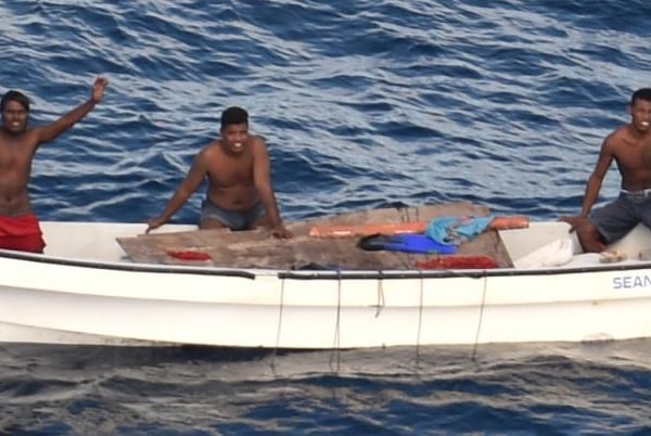 NZ Air Force finds missing fishermen from Kiribati in the Pacific