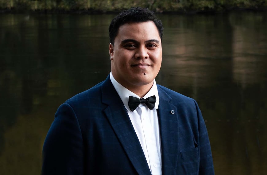 Samoan Tenor finalist for the 2023 IFAC Handa Australian Singing Competition