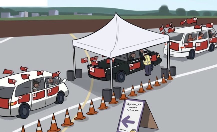 Tongans in Auckland draw on MMT spirit for vaccination drive-through