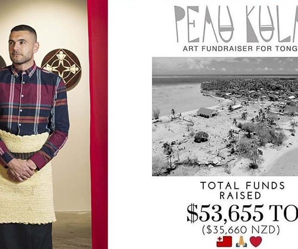 Thousands worth of art raised for Tonga