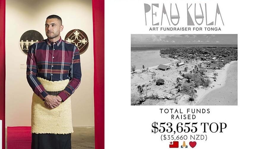 Thousands worth of art raised for Tonga