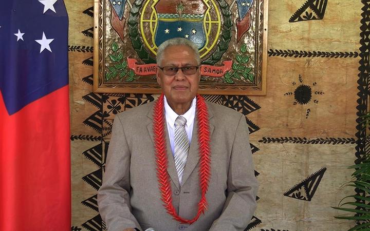 Samoa Head of State Tuimalealiifano Va'aletoa Sualauvi