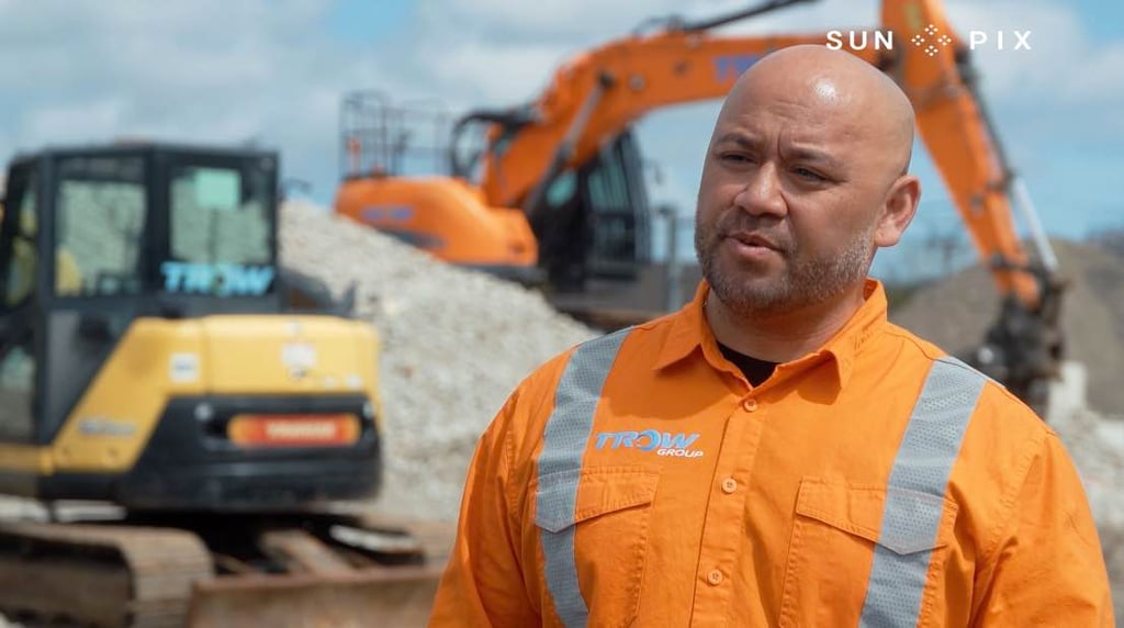 Pasifika business owner Saia Latu of Trow Group Auckland