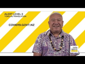 Covid-19 Alert Level 3 key messages in Tokelauan