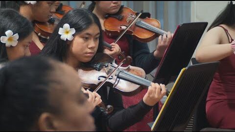 Polynesian classical music fills the Beehive in Wellington