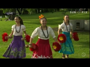 Tagata Pasifika: with Hawaiian dancers at Pasifika 2017