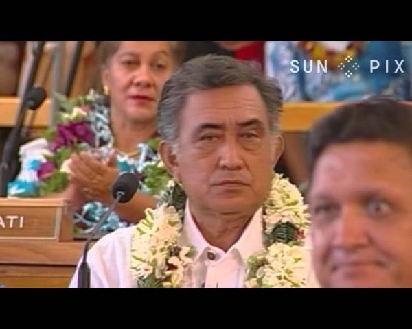 Oscar Temaru vying to become the President of France