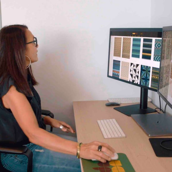 Industrial designer Lucy Tupu has carved out a niche for herself as a rug and furniture designer in the Big Apple.
