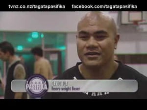 David Tua fight against Ahunana Friday 13 pre fight interview Tagata Pasifika TVNZ