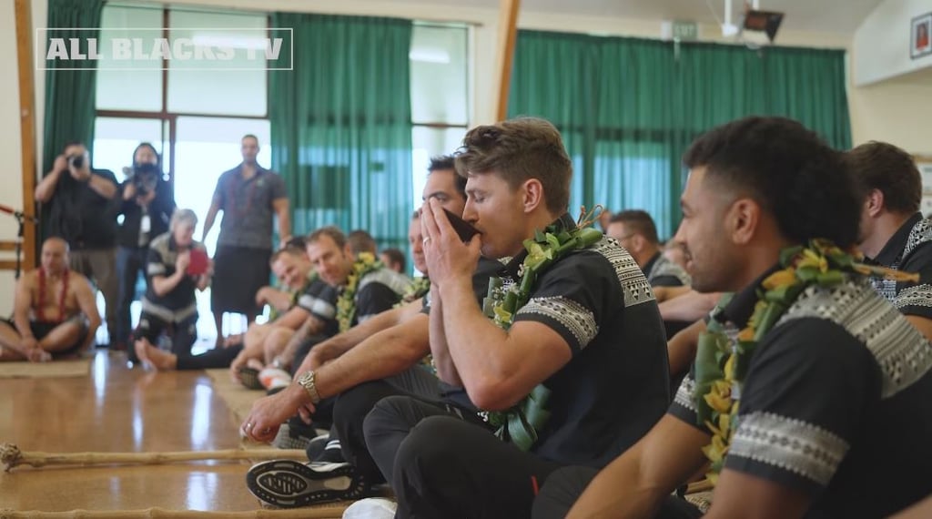 All Blacks South Auckland trip: Ava ceremony