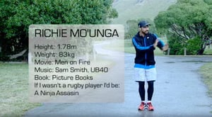 Richie Mo’unga – A rugby star is born