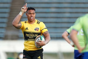Li left for Japan in 2020 to join Suntory Sungoliaths and quickly made himself known in the Japan Rugby League One competition. Photo: Suntory Sungoliaths Rugby