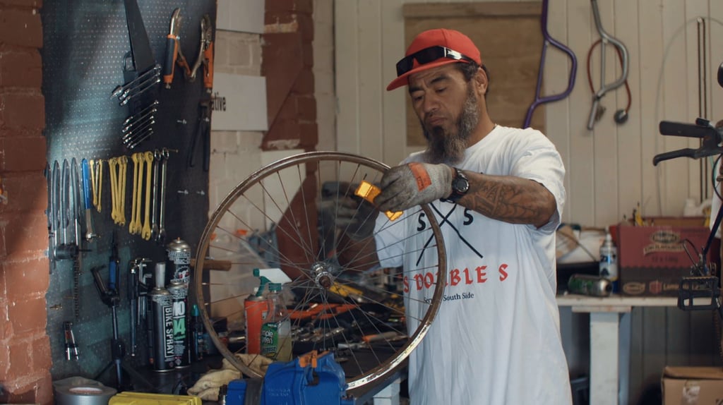 Scott Tulua of Otara bike service S Double S