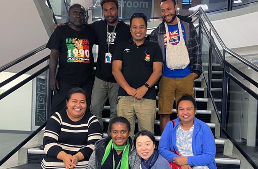 Students from the Pacific region studying at Wintec, enhance skills to take back home