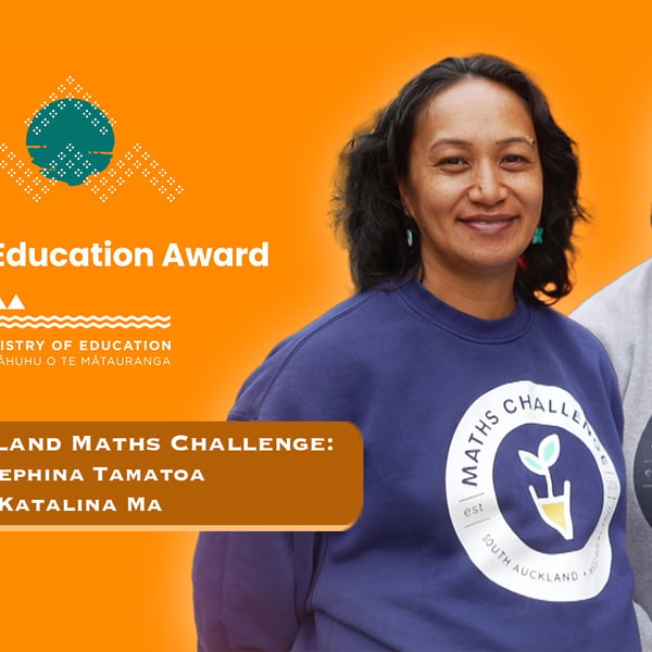 Meet Pacific Education Award Winner South Auckland Maths Challenge | SunPix Awards 2023