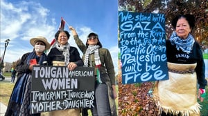 Tongan artist takes a stand against oppression in Palestine through art