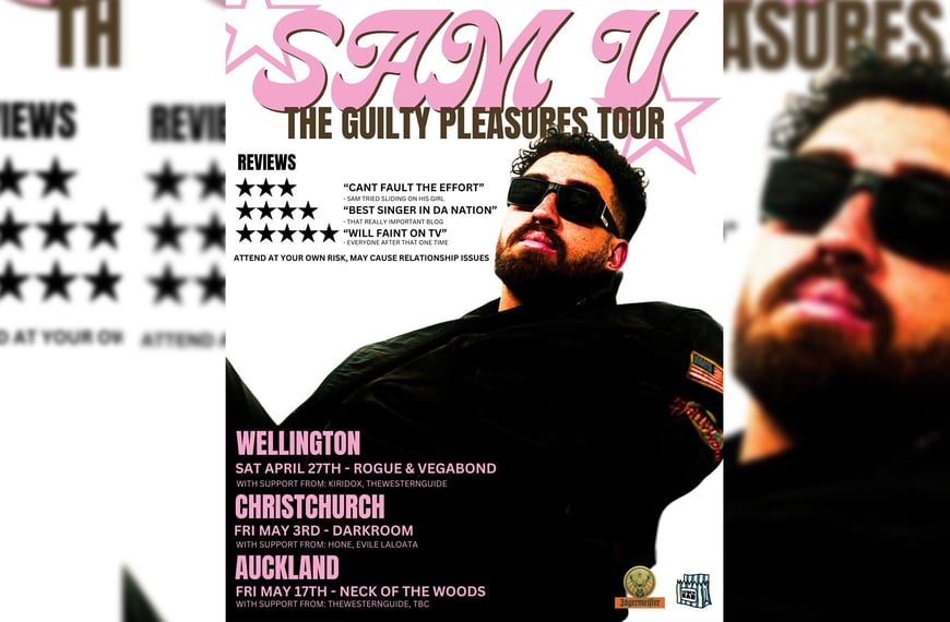 Pacific R&B artist Sam V returns with The Guilty Pleasures…