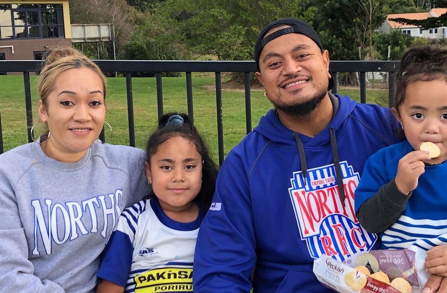 Samoan family embracing Autism Acceptance Awareness Month