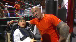 Former Kickboxing world champion now fights  a new battle for his son