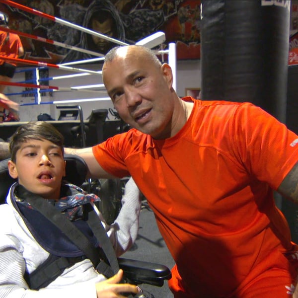 Former Kickboxing world champion now fights  a new battle for his son
