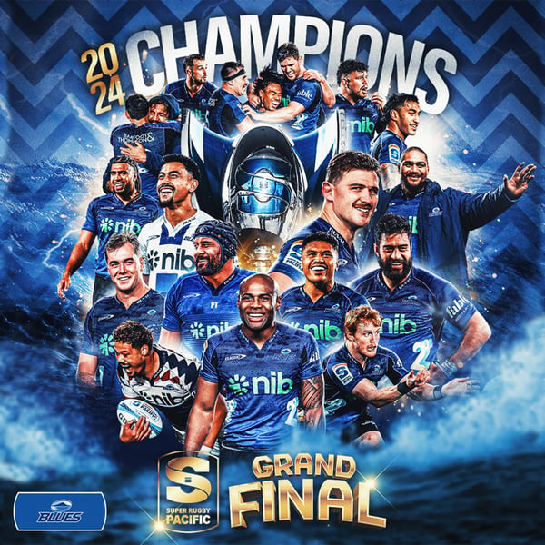 Blues crowned 2024 Super Rugby Pacific champs