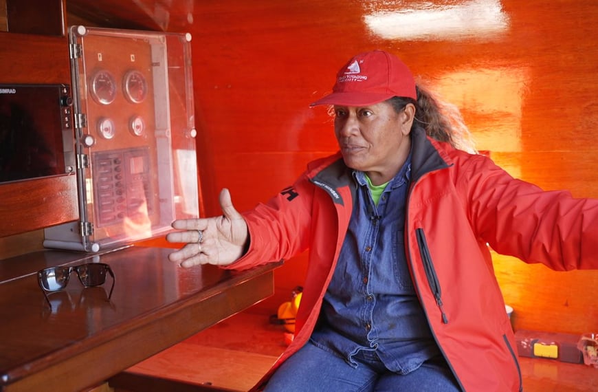 All female crew helps to keep Tongan voyaging traditions alive