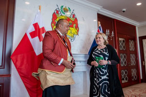 Defence Minister in Tonga for opening of armed forces leadership…