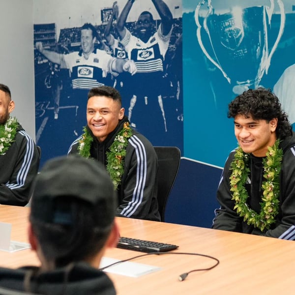 “It always fills my cup to come back and see our young Pasifika in our community” – Caleb Clarke, All Black