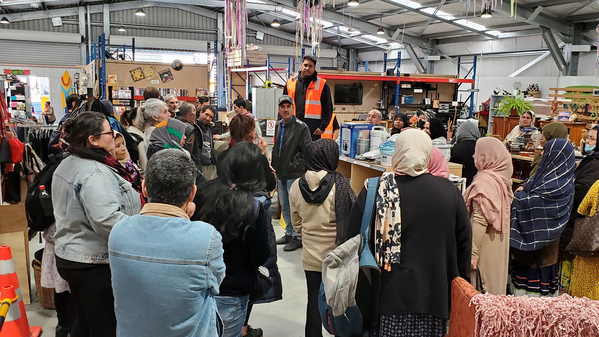 Māori/Pacific family at the heart of a recycling operation…