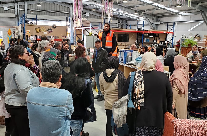 Māori/Pacific family at the heart of a recycling operation in Auckland