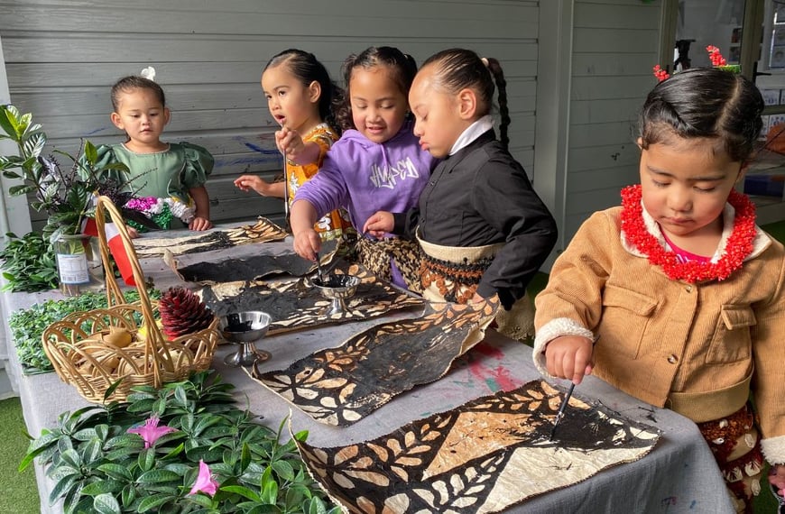 Traditional games help Tongan preschoolers learn more about their language…