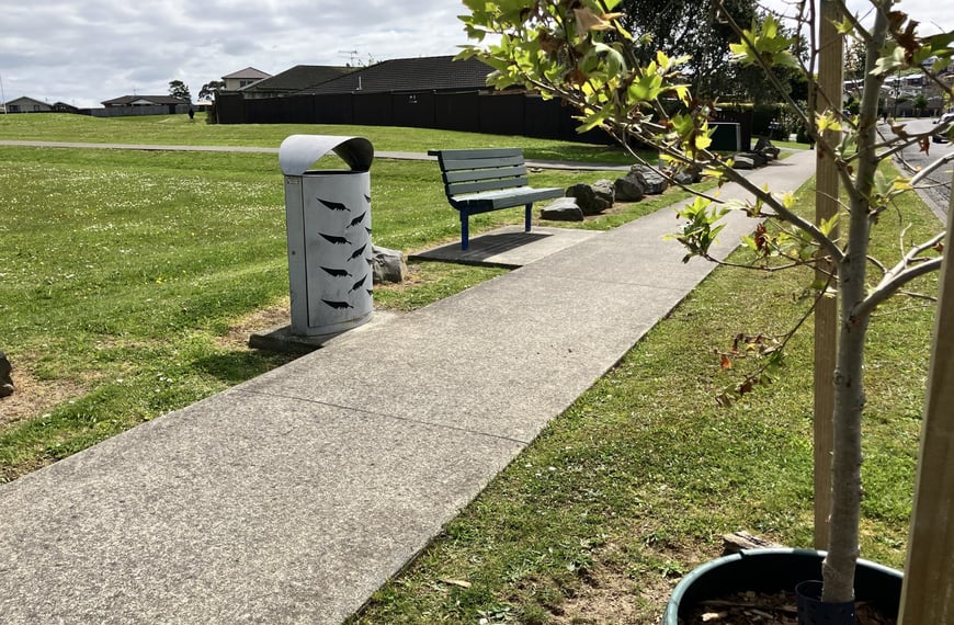 Auckland park to lose benches after divisive debate