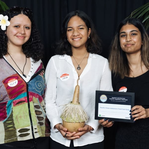 South Auckland youth win award for diverting 1.5 tonnes of waste from landfills