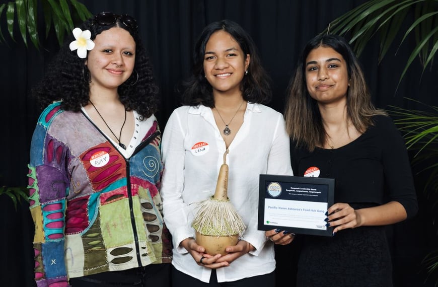 South Auckland youth win award for diverting 1.5 tonnes of…