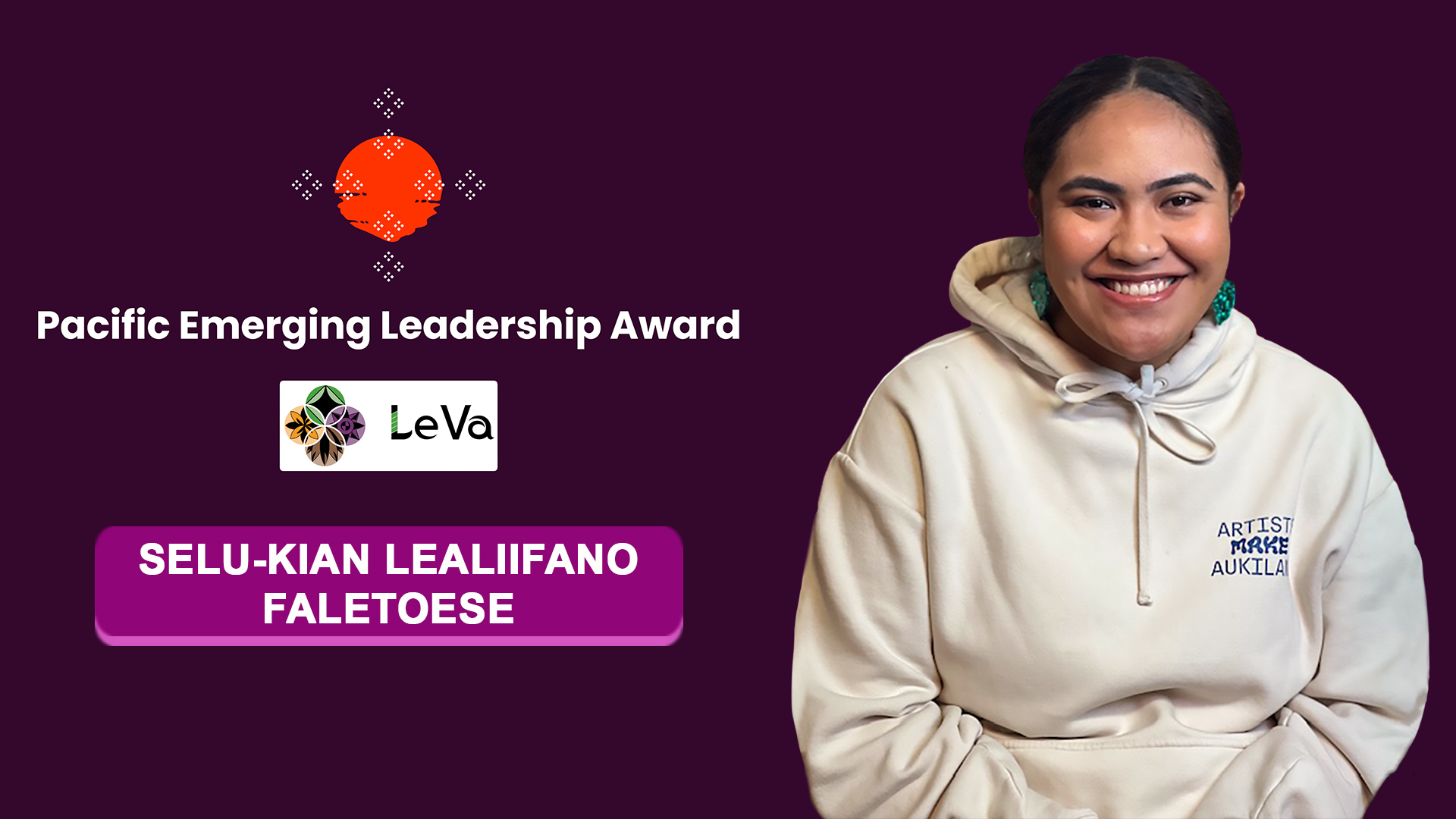 Meet Le Va Pacific Emerging Leadership Award Winner Selu-Kian Lealiifano…