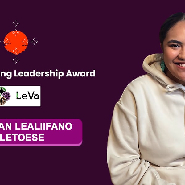 Meet Pacific Emerging Leadership Award Winner Selu-Kian Lealiifano Faletoese | SunPix Awards 2024