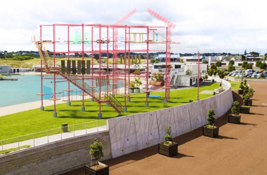 Excitement builds for huge climbing structure in South Auckland