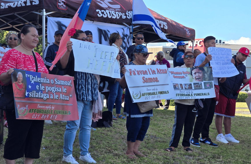 Peaceful Protest in Auckland calls for resignation of Prime Minister…