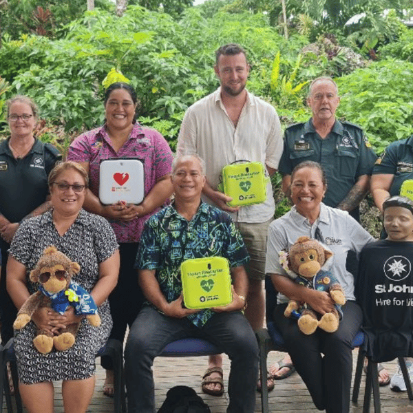 St John’s Team in Niue for First Aid Training