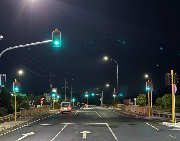 Improvements to Bombay southbound off-ramp gets underway