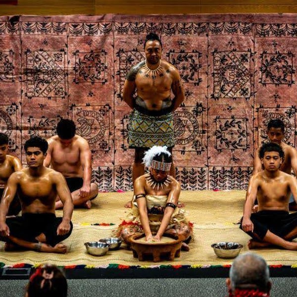 Live demonstration of traditional Samoa tātāu at Otago Museum